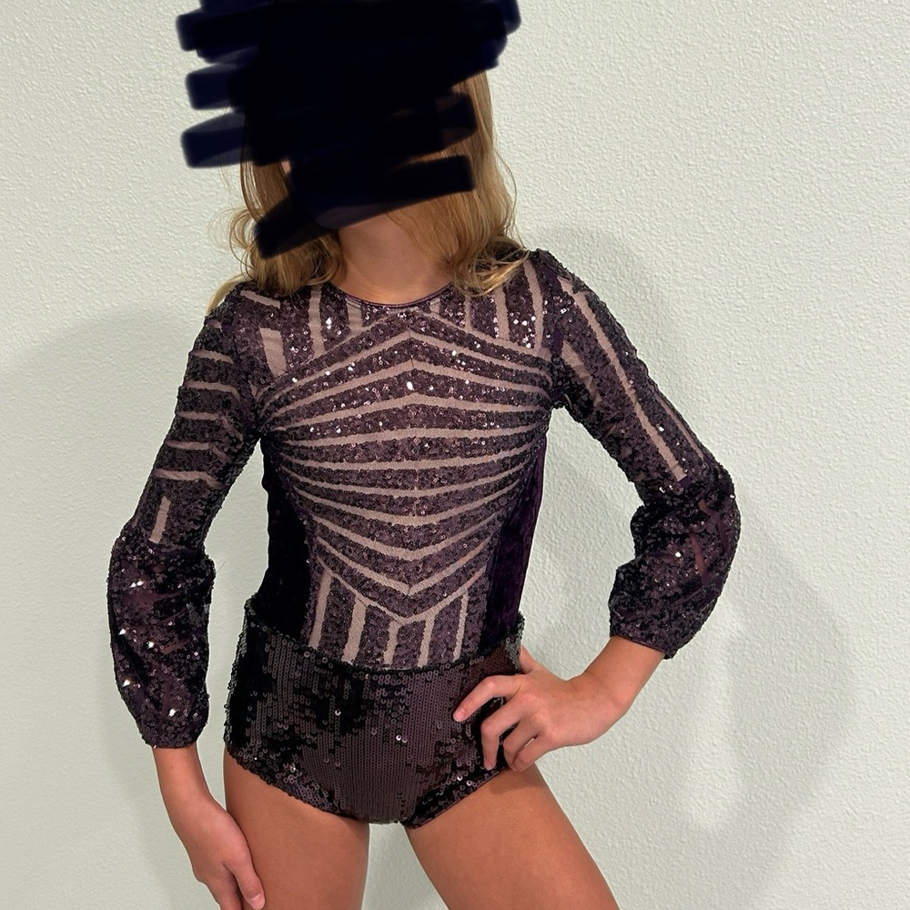 Tenth House Revolution *Limited Edition* Sequin Dance Costume - Black/Purple